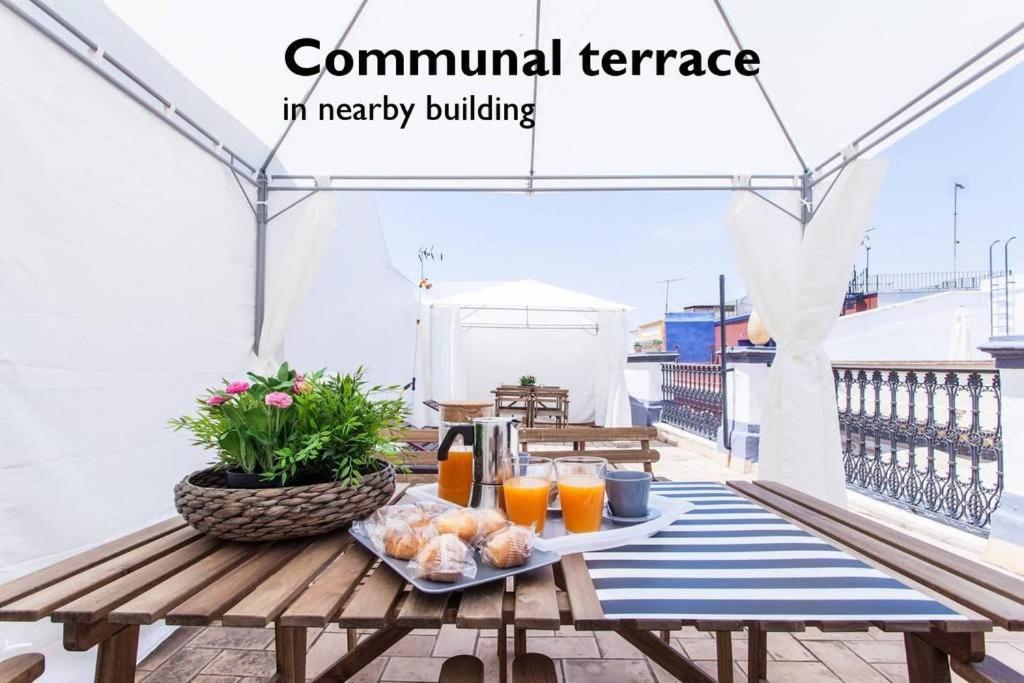 Hostly Rivero 2A Center Loft-Fibre-Communal Terrace-Parking Optional-Cless Севилья Экстерьер фото